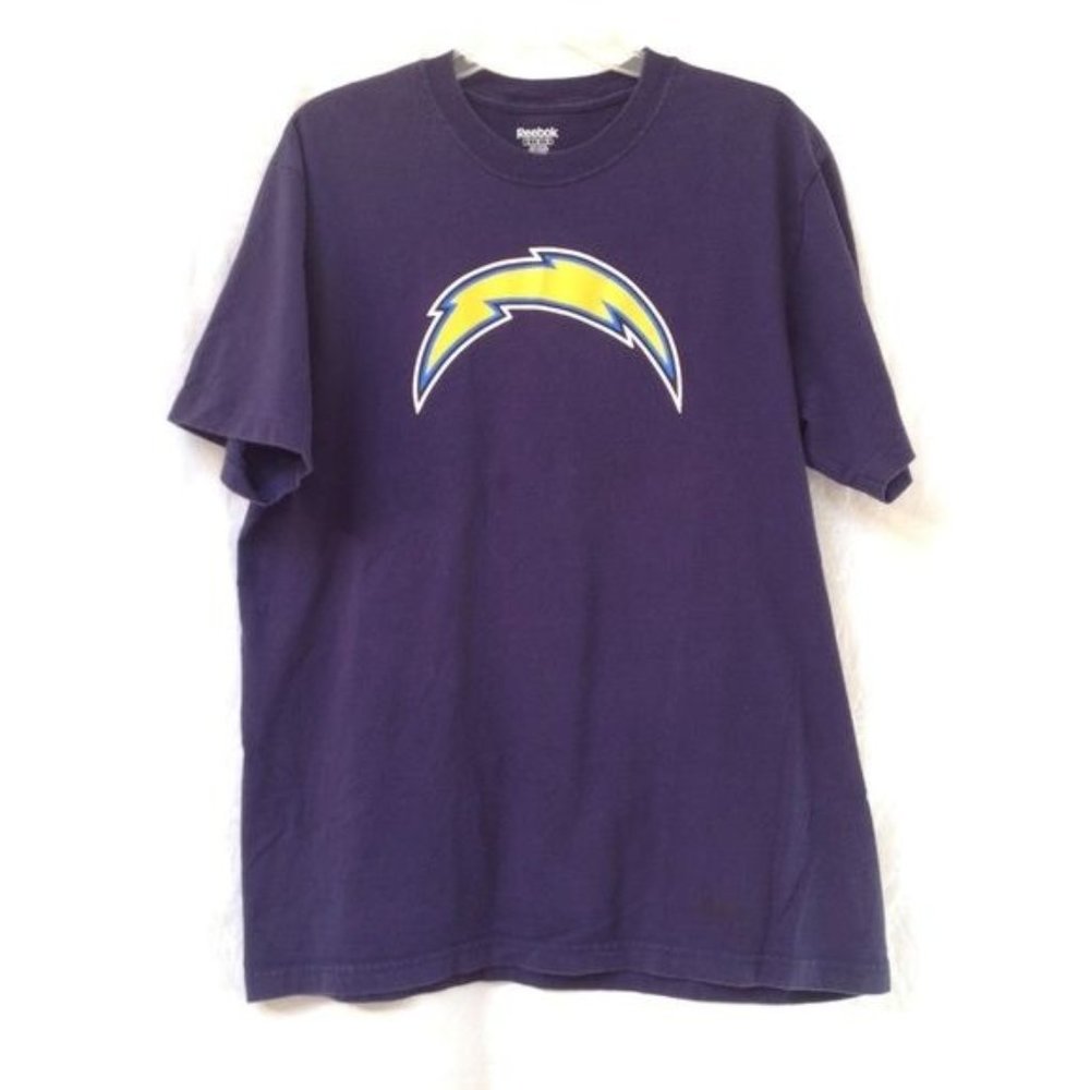 Chargers NFL Team T-shirt Tee Top Athletic Football Activewear Summer Men's XL